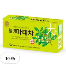 우리차 웰빙 마테차, 800mg, 100개입, 10개