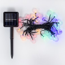 E T SHOP 30 LED 태양광 구슬등, 멀티