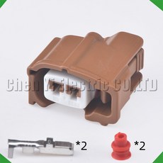 자동차 인젝터 깍지 와이어 캠리 11875 도야타 코롤라 6189 7026 90980 플러그 커넥터 0611, Brown Female