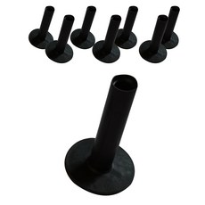 PCTN 고무티골프티 골프연습용고무티 골프티꽂이 고무티골프세트 고무티, 블랙, 85mm x 8개