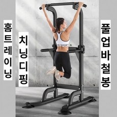 치닝디핑 실내철봉 턱걸이운동기구 홈트레이닝 가정용철봉
