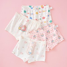 兒童內褲純棉a類棉6-12歲女童短褲夏薄款女孩小童平角褲不夾屁屁
