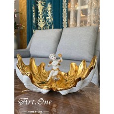 天使寶寶置物盤 裝飾小物收納盤 精緻居家擺飾品 可愛天使造型