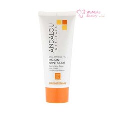 Andalou Naturals안달루 내추럴스 치아 오메가 C 래디언트 스킨 폴리시 2온스 / 58ml 박스, 1