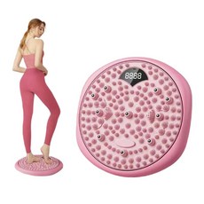 지압 트위스터 발마사지 스트레칭 회전운동 허리 운동기구, 핑크 플래그십 모델