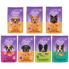 HALO 嘿囉 無穀狗乾糧10磅-21磅, 1個, 低敏舒膚-豌豆燉鷹嘴豆10磅)