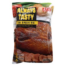 [대국맛짱] 냉동 훈연 통 훈제오리 오리훈제 완포 [일요일/당일발송], 800g, 1개