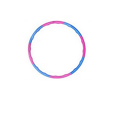 훌라후프 입문자용 소프트 다이어트 초보자용, 핑크/블루, 1개