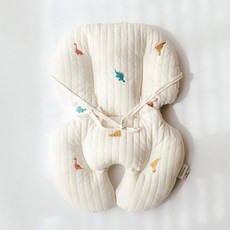 돗투돗x마롤로뜨 체어라이너 유아시트 아기의자 방석 식탁의자 시트, 크앙디노, 1개