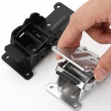 가구 DIY 원터치 폴딩 브라켓 책상 테이블 꺾쇠 경첩, 1개