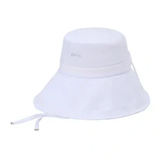 [핑] 여성 뒷리본 버킷햇
