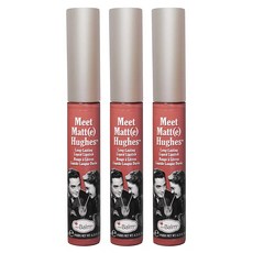 더밤 밋 매트 휴즈 롱 래스팅 리퀴드 립스틱 7.4ml, Doting, 3개