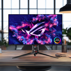 ASUS ROG SWIFT PG32UCDM 82Cm(32) QD-OLED 평면 4K UHD 240Hz 게이밍 모니터 3년보증, 81cm