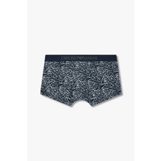 엠포리오 아르마니 EMPORIO ARMANI UNDERWEAR 남성 로고 밴딩 패턴드 코튼 드로즈_차콜 그레이 0815112054 2412517948 436027