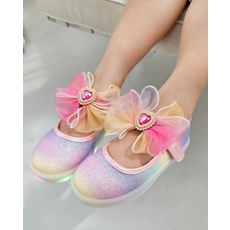 FROMBEBE 하니 하트 리본 LED 슬립온