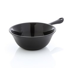예쁜 손잡이 면기 뚜껑포함, 면기(뚜껑)_블랙, 1개