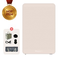 제커 캠핑 에어매트 10cm 자충 전동 자동 펌프 랜턴기능