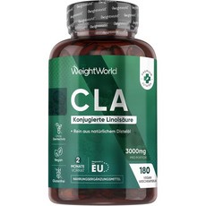 독일 웨이트월드 WeightWorld CLA CLA 3000 mg 소프트 캡슐, 2개, 180정