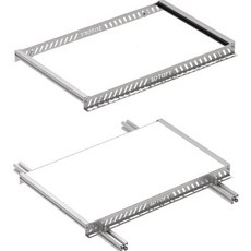 스타링크 제3세대 RV 마운트 다중 설치 옵션 루프 표준 장착 키트 360도 전 금속 보호 차량용 트럭용 알루미늄 프로파일, 알루미늄 프로파일 설치