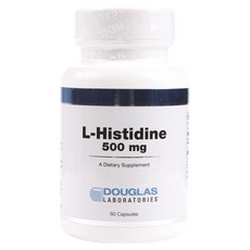 DOUGLAS LABORATORIES L-組氨酸 500 毫克膠囊無糖無麩質, 1個, 60 件