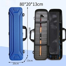 낚시가방 휴대용 낚싯대 가방 방수 낚시 하드케이스 커버 로드케이스 낚싯대가방, 7. blue 80cm 1pc