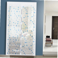 문방충망 자석방충망 방문모기장 베란다설치 현관 100x210cm 59000EA 1EA, (화이트100x210cm)