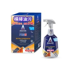 Astonish 英國潔 橫掃油汙、瞬效除霉去汙清潔劑 除臭殺菌 浴室、廚房清潔泡沫, 1個, 除油清潔劑(750毫升x3), 750ml