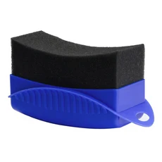 세차 스폰지 디테일링 자동차 청소 관리 유지 보수 왁스 폼 연마 패드 액세서리, 02 Blue (with lid) C