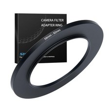 34mm ~ 52mm 스텝업 링 필터 어댑터 금속 링 스텝업 링 어댑터 필터 모든 52mm UV CPL ND 렌즈 후드 스레드 렌즈 요법(34mm ~ 52mm)과 호환, 58mm ~ 82mm
