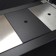 IGT 스탠 원유닛 블랙상판 1U 스노우피크 호환 트레이 덥개, 원유닛 1U 블랙버전