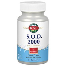 KAL S.O.D.2000膳食纖維補充錠, 1個, 50 件