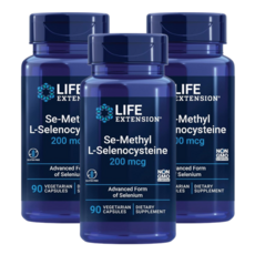 라이프익스텐션 Se-Methyl L-Selenocysteine 90캡슐 3개, 90정