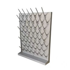 비커 진열대 꽂이 스틱 회색 밝은 건조 양면 실험실 컵 27봉