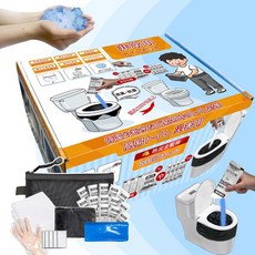 GaeYea 간이 화장실 간단 화장실 200회 세트[응고제(10g)×200 오물 봉투×200, 상세페이지 참조, 1개