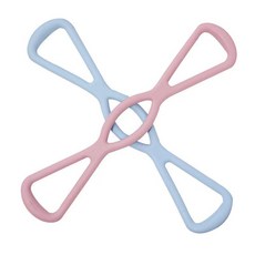 유니코시 필라테스 요가 밴드, 블루1+핑크1, 1개