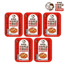 추억의국민학교떡볶이 추억의 국민학교 떡볶이 오리지널x5개, 5개, 600g