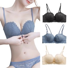 DREAM OF PARIS 美背蕾絲內衣 雙前扣無鋼圈設計