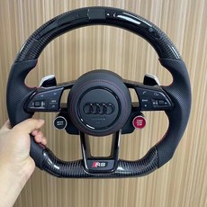 奧迪Audi A3/A4/A5/A6/A7改裝R8方向盤總成 經典賽車方向盤, R8-A-21, 1個
