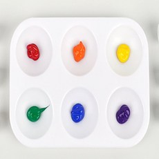 생활공간 미니 팔레트 6구 물감팔레트