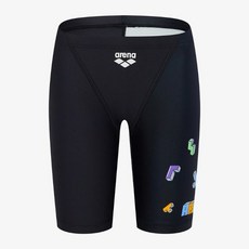 아레나 남아동 실내수영복 큐브 아동 4부 A5BB1BF03BLK NQI005 NJR039