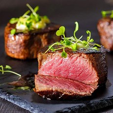 자연방목 뉴질랜드 안심 스테이크 4cm 캠핑용 홈파티용 냉동 소고기, 4cm 180g