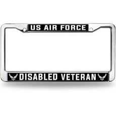 베테랑 육군 영웅 쉬운 설치 번호판 프레임 미국 신앙 가족 구성원을 위한, 2026-03-MY001-2pi-395