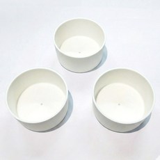 텀블러 바닥 실리콘 보호대, 3개, 9cm 흰색