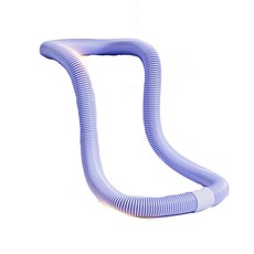 유연한 PVC 소재의 탄성 저항 운동 후프는 실내외 운동에 적합한 코어 트레이너입니다., 보라, 1개