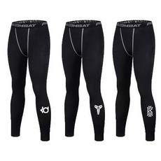 桃園出貨 健身訓練壓縮高彈力速幹打底褲襪跑步籃球運動裝備緊身褲男七分男