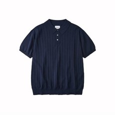 [매장정품] 아웃스탠딩 HS STRIPE KNIT COL엘에이알 LARSHIRT_NAVY 3169644