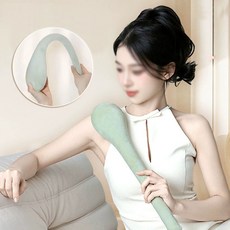 효도선물 지퍼커버 분리형 어깨 등 다리 경락 안마봉 마사지스틱 마사지해머 두드리기 멀티안마기, 감색, 1개