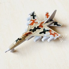 合金戰鬥飛機模型 迷彩軍事航空機 多款造型隨機出貨, 隨機一台, 1個