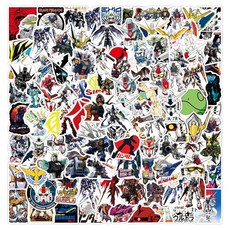 건담스티커세트 100매 건담 방수스티커 건담 밀봉팩 명품스티커 여행가방 자동차 오토바이 헬멧 스케이트보드 기타 등에 적용