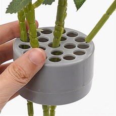 얼루어픽 꽃꽂이홀더 꽃지지대 화병줄기홀더 꽃줄기몰드, 소 - 투명